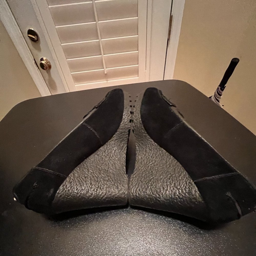 Michael Kors Rory loafer wedge pump size 8 black - Picture 2 of 11
